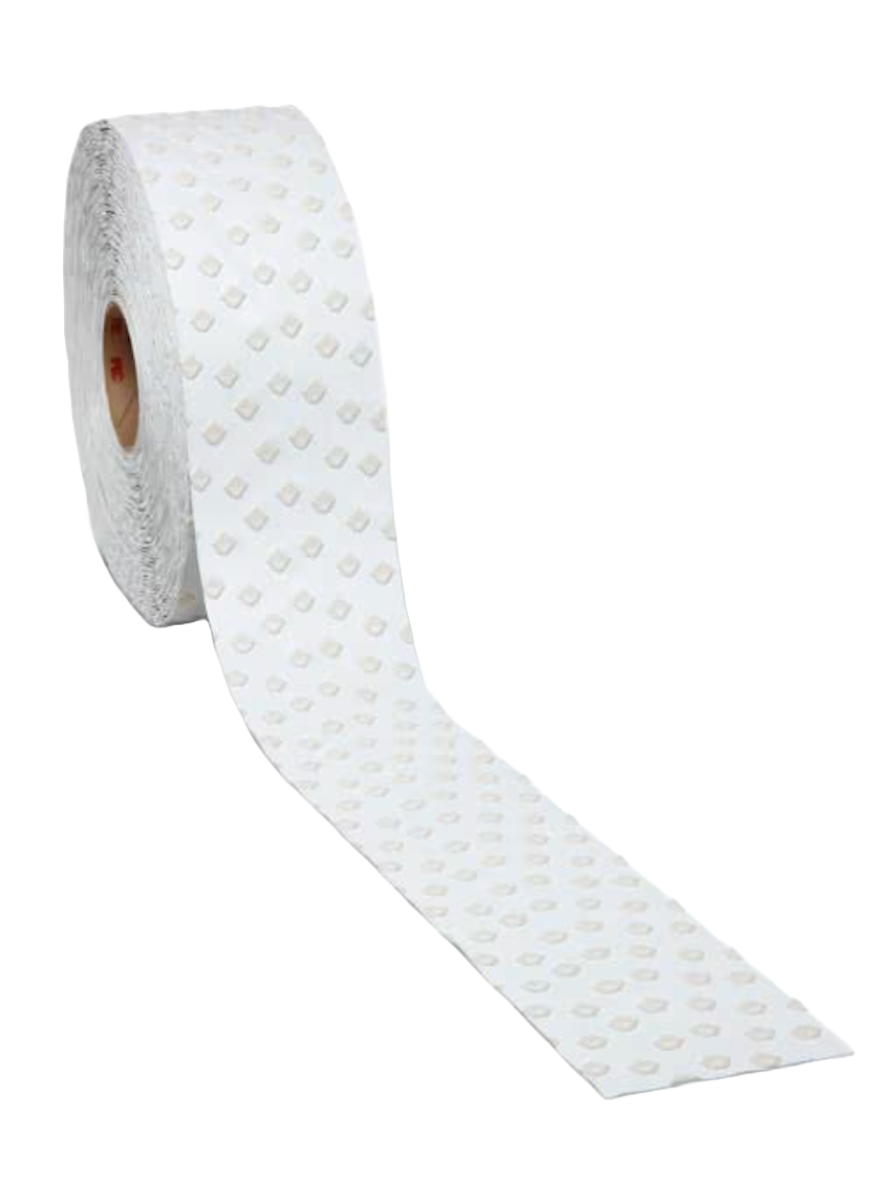 3M 5" x 360' Temporary Wet Reflective Highway Tape, White