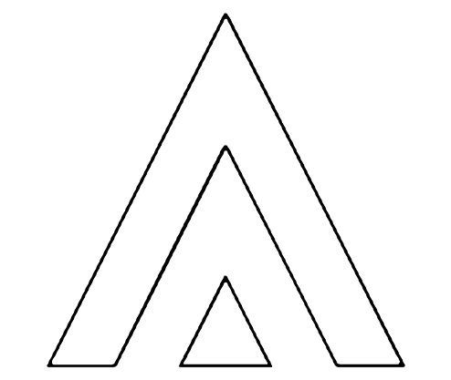 Preformed 6' Speed Hump Marking 