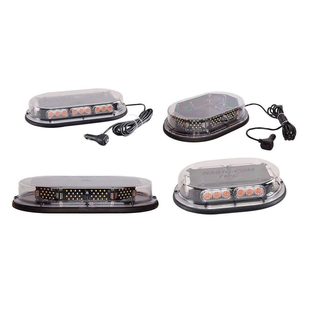 13.5" Mini-Bar Magnetic Mount Amber LED Light