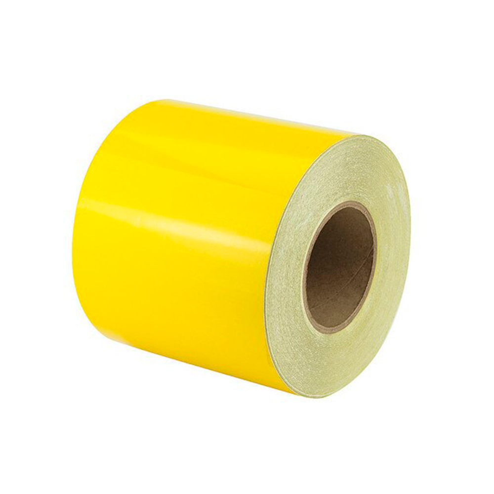 3M 6" x 360' Wet Reflective Highway Tape, Yellow