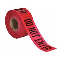 Red "DO NOT ENTER" Tape 3" x 1000'