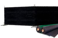 6ft x 50ft Privacy Screen 50ft - Black