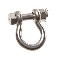 1/2" Bolt Chain Shackle, 2-Ton Working Load Limit
