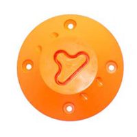 FG300 Orange Heavy Duty Post Base W/ 2 Pins