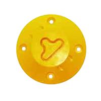 FG 300 Heavy Duty Yellow Post Base W/ 2 Pins