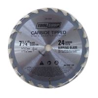 7-1/4" 24 Tooth Carbide Tipped Saw Blade