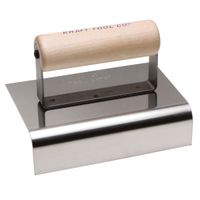 6" x 2-1/2" x 1/4" Radius Sidewalk Edger