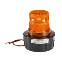 Single Dome Non-Flashing Amber Light W/ Magnetic Mount