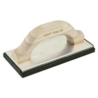 8" x 4" x 5/8" Black Rubber Float