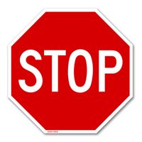 "Stop" 36" Octagon Roll-Up Sign (R1-1)